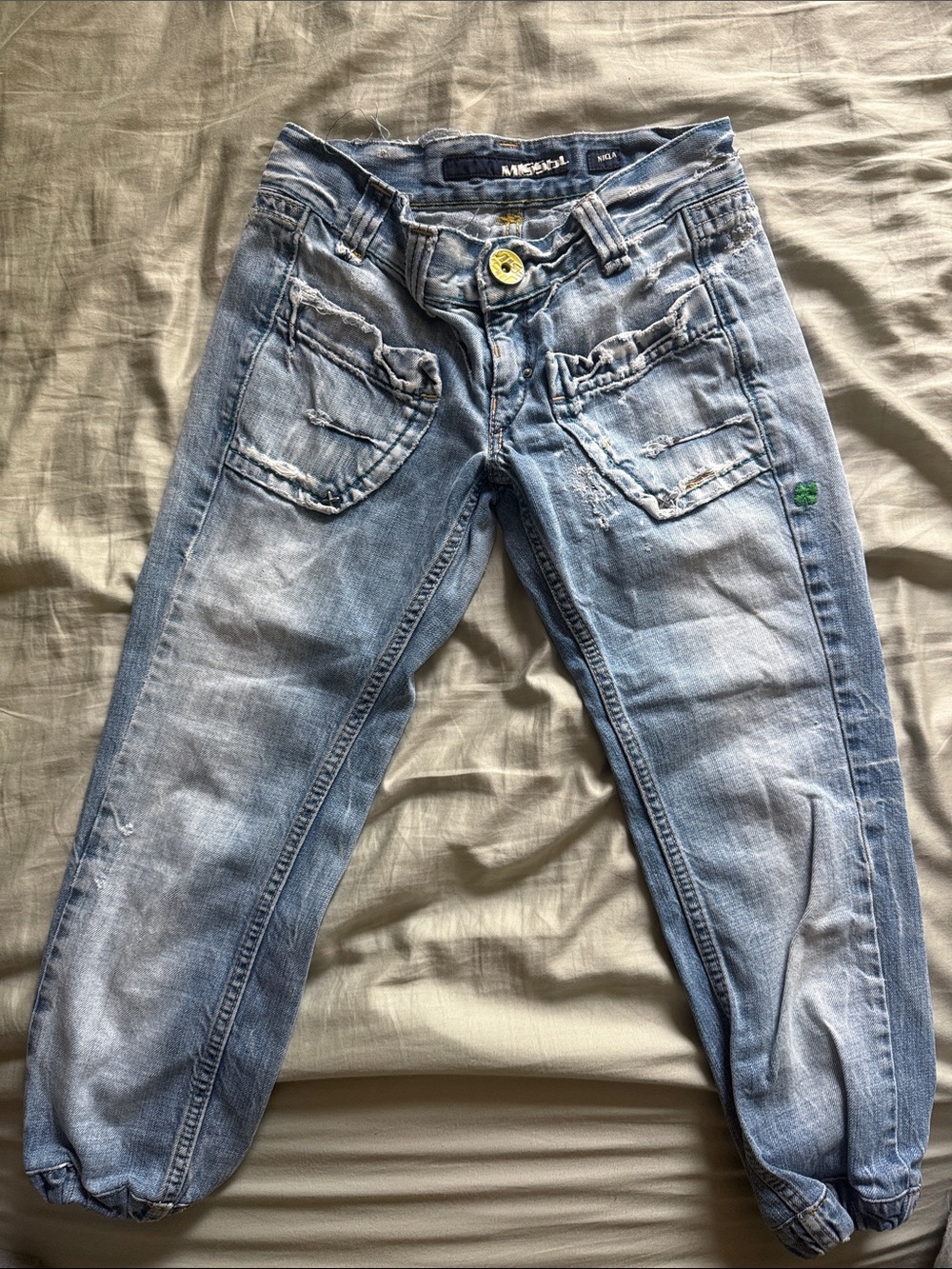 Miss Sixty Light Blue Capri Jeans!
